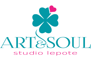 Art & soul studio lepote logotip